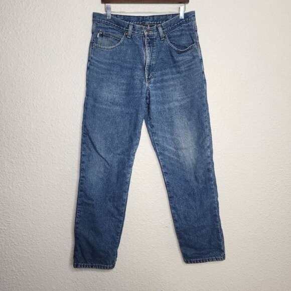 L.L. Bean Double L Flannel Lined Clasic Fit Jeans Men's Size 34x32 - Picture 1 of 9